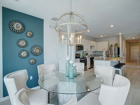 Dining area next to kitchen