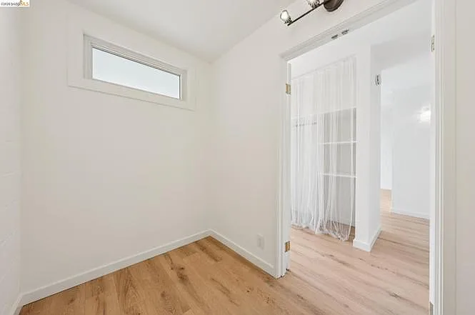 The optional space has a window for natural light.