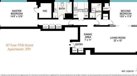 2nd image of 117 E 57th St APT 27D