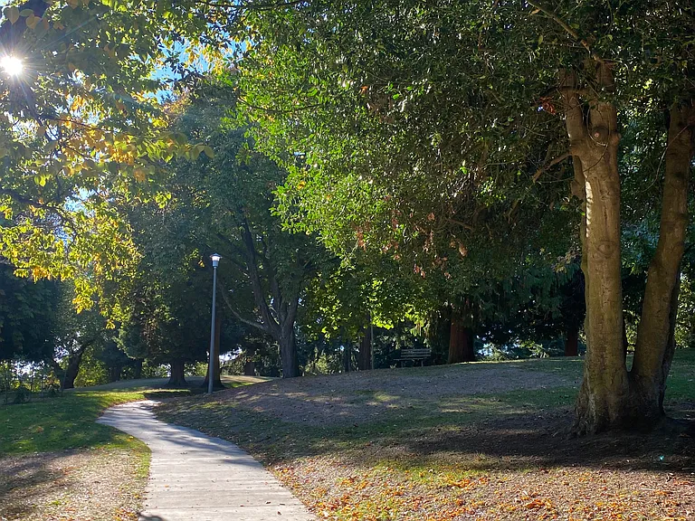 Park directly across the street