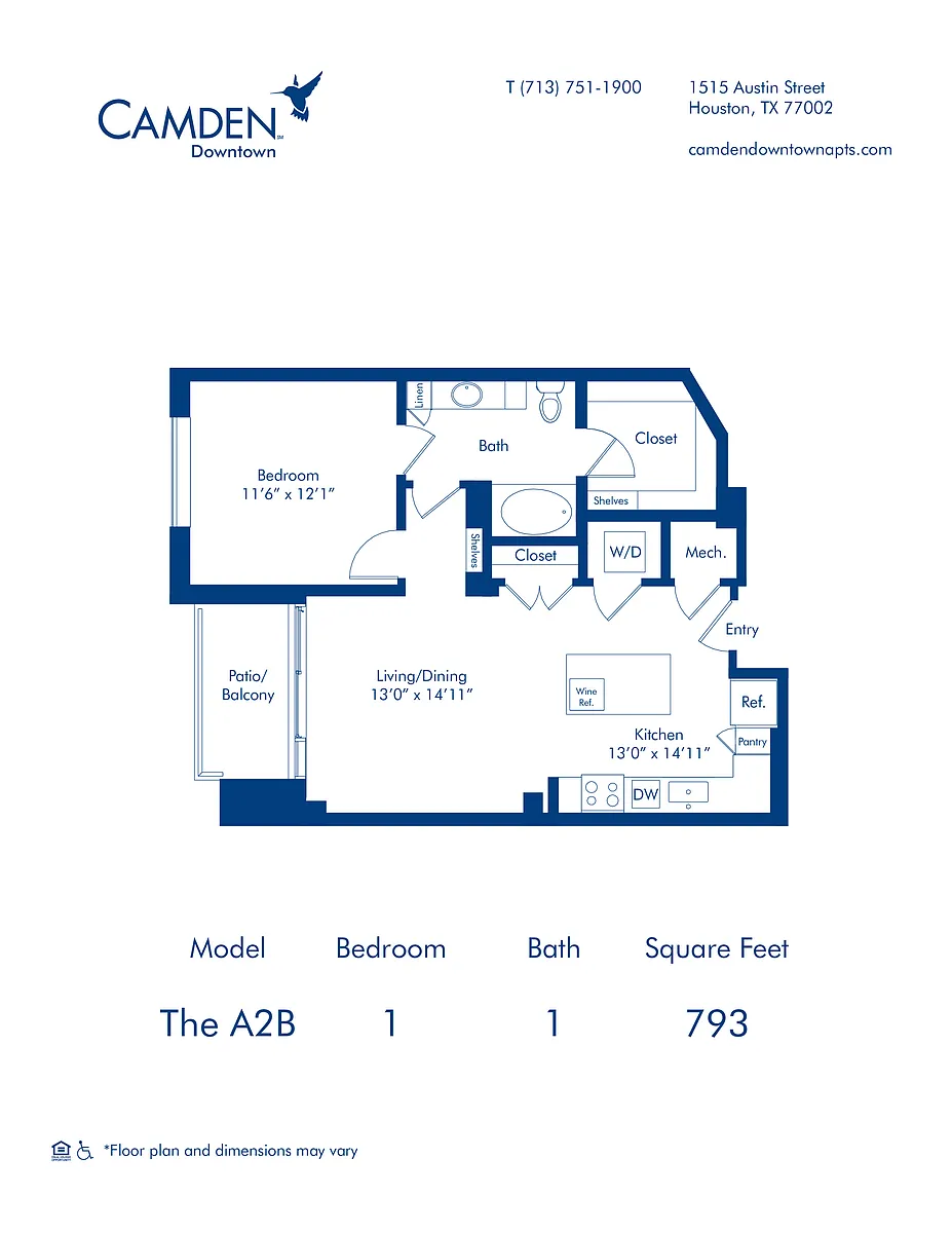 Floor plan The A2B