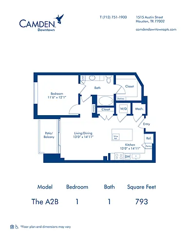Floor plan The A2B