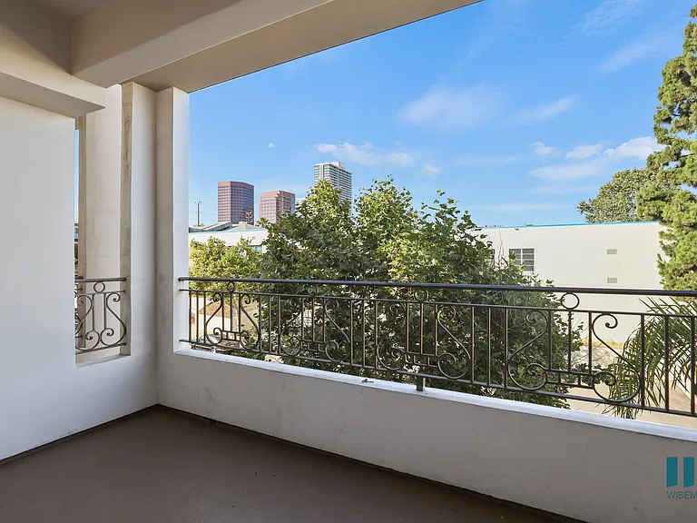 Large-Size Patio with Skyline Views
