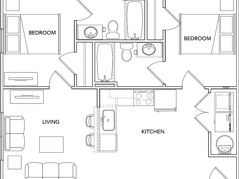 2BR-2BA-732-SF 2BR-2BA-732-SF