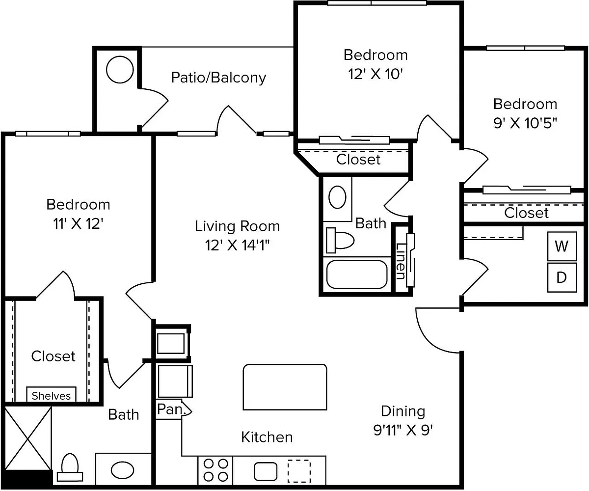 Floor plan C2A
