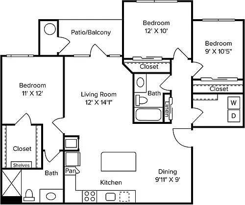 Floor plan C2A
