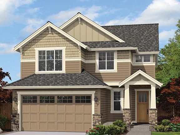 Elevation B 3 Car Garage