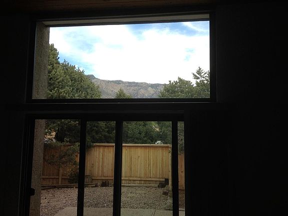 View out of living room