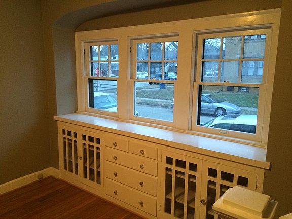 First floor built-ins
