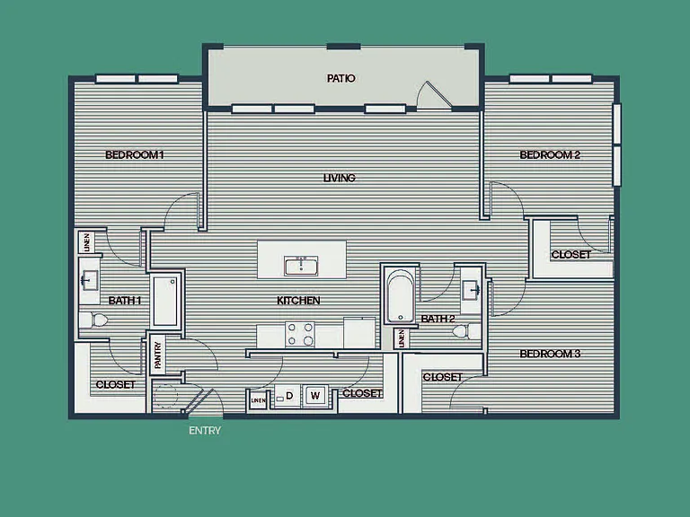 The Catamaran III: 3BR 2BA