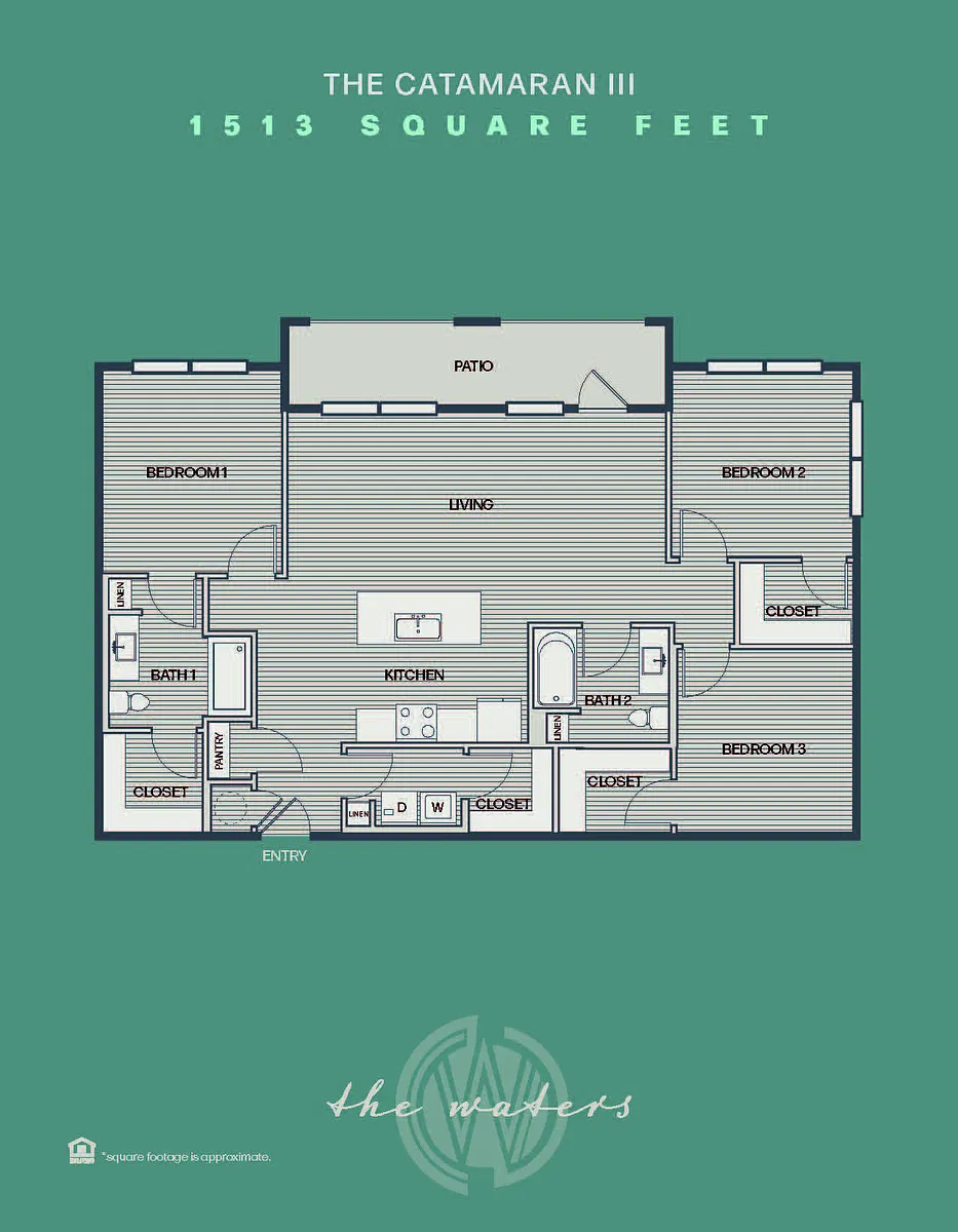 Floor plan The Catamaran III