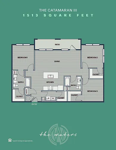 Floor plan The Catamaran III