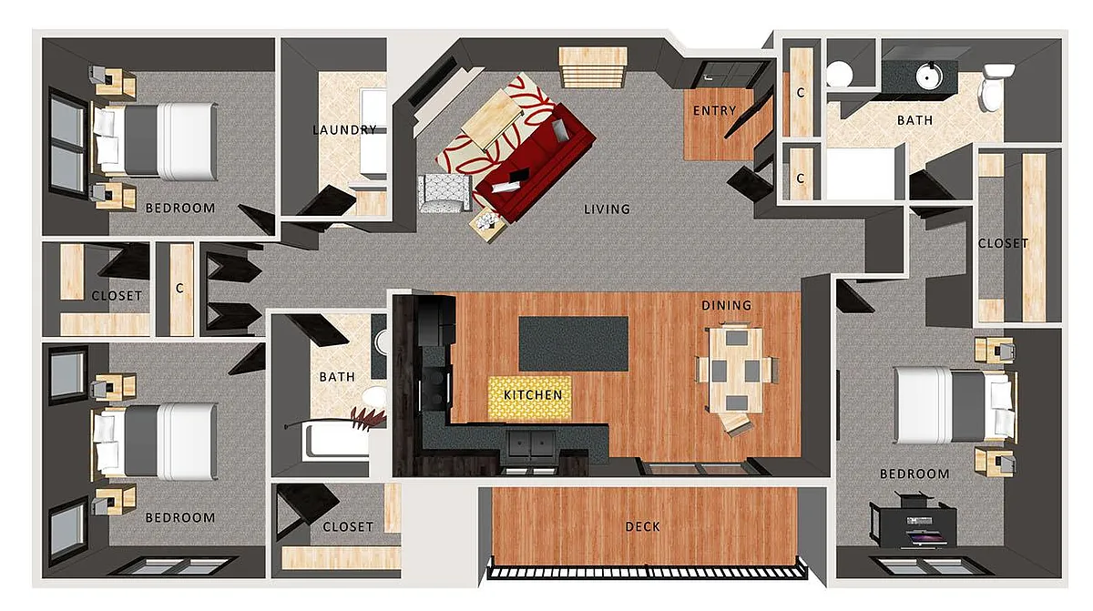 Floor plan (Flat) Westwood
