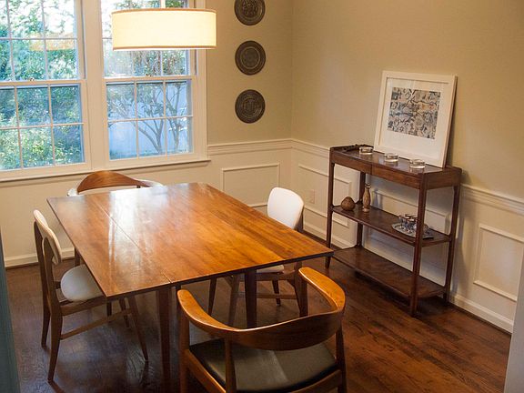 Spacious dining room