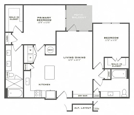 Floor plan B2