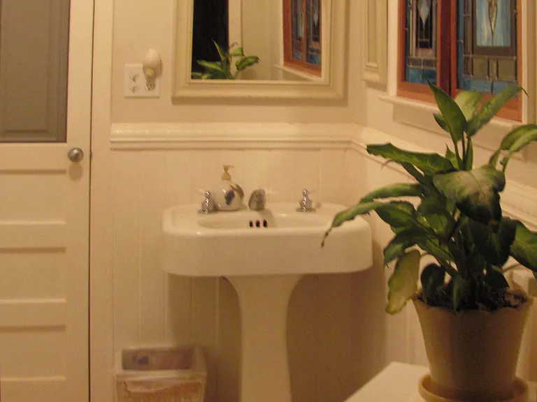 1/2 bath at spa area.