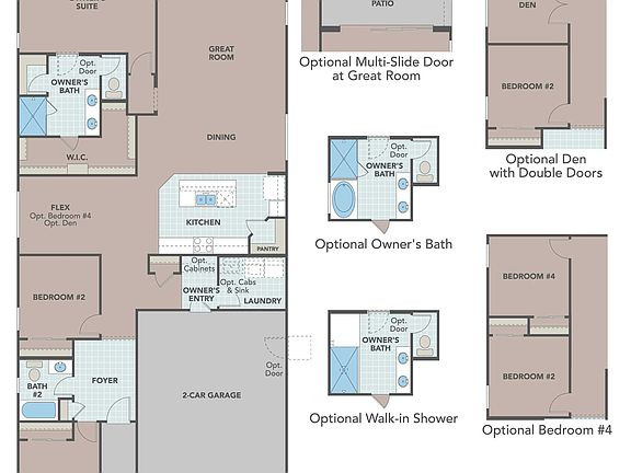 Experience luxury architecture in the Clover home plan, featuring versatile design for modern reside