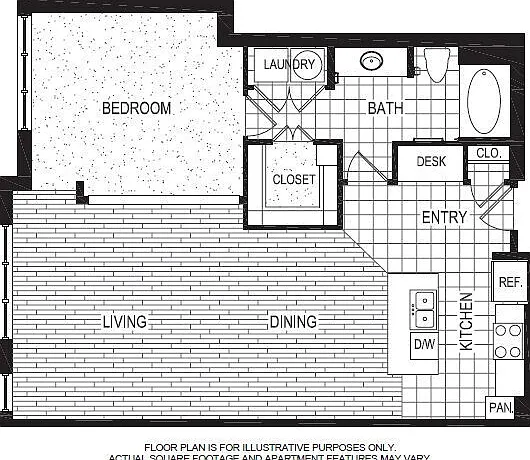 AH floor plan The Crescent at Fells Point