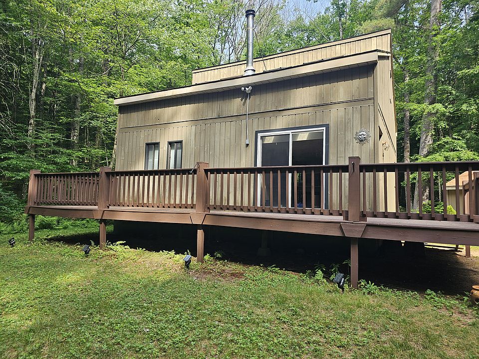 Front of house and deck