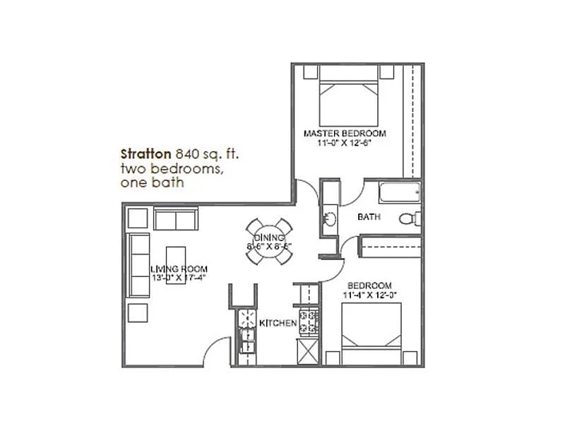 Floor plan Stratton