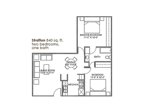 Floor plan Stratton