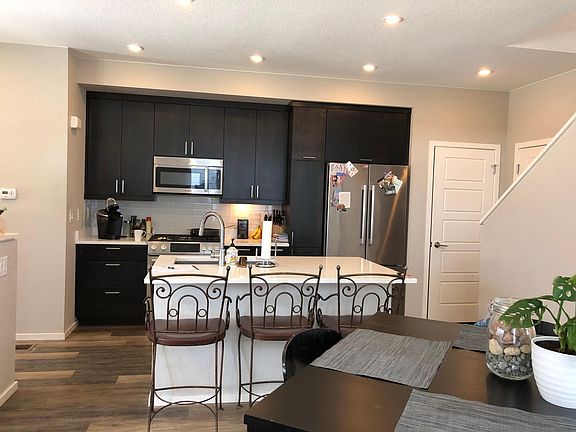 Kitchen, island and pantry