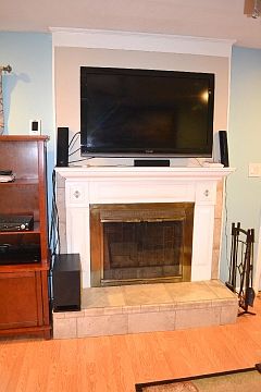 Wood Burning Fireplace