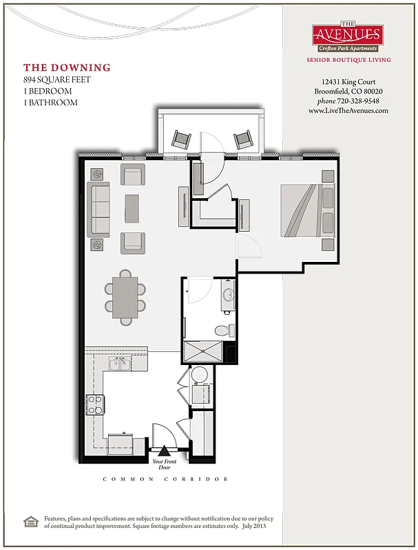 Floor plan The Downing