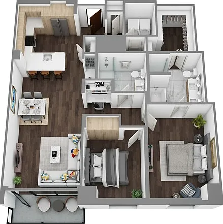 Floor Plan P - 3D Floor Plan P - 3D