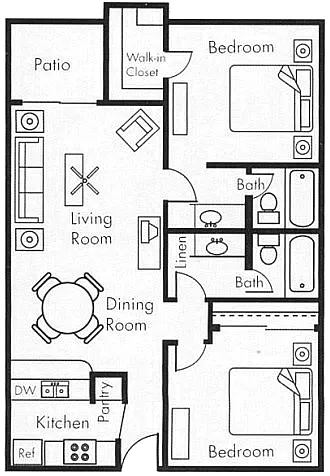 Floor plan 2X2