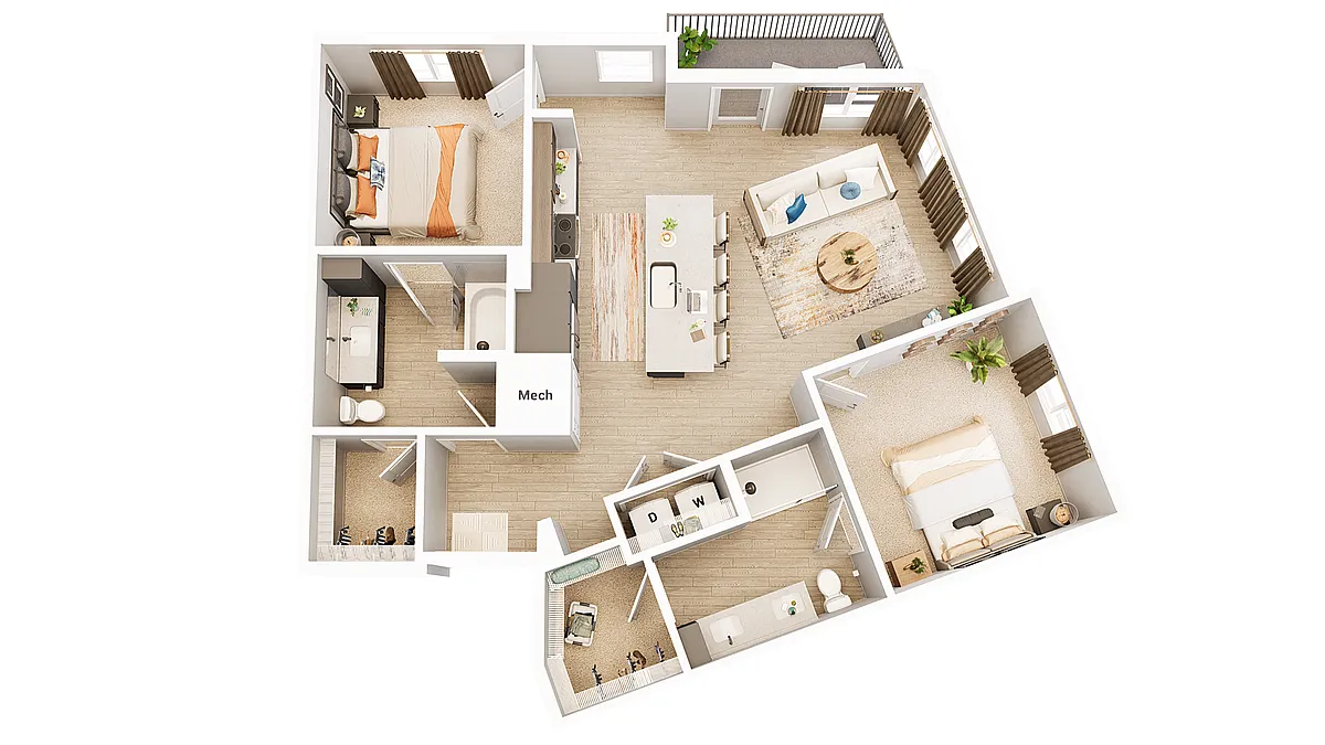 Floor plan B6