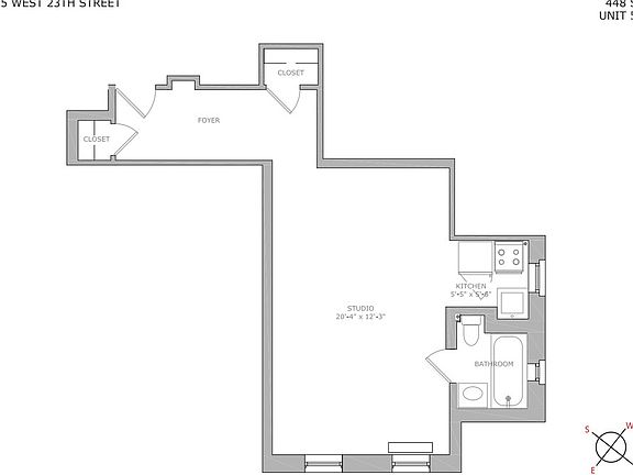 2nd image of 225 W 23rd St APT 5T