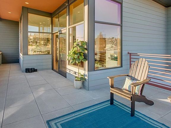 Large private patio