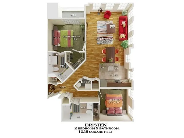 Floor plan Dristen