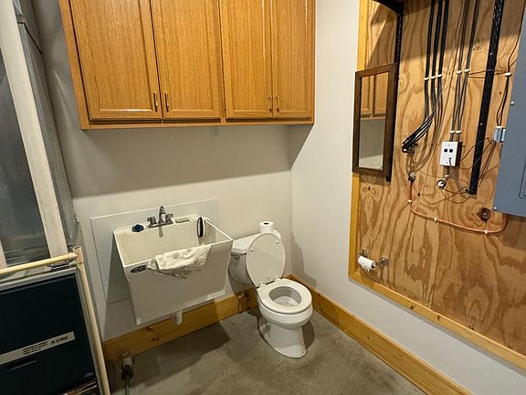 Half Bath off of Garage