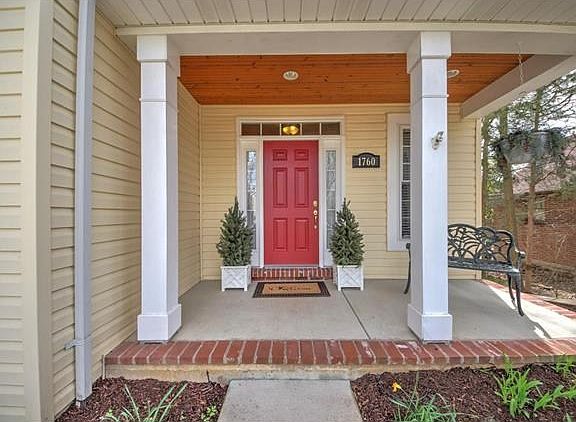 Charming front porch. Coffee anyone?