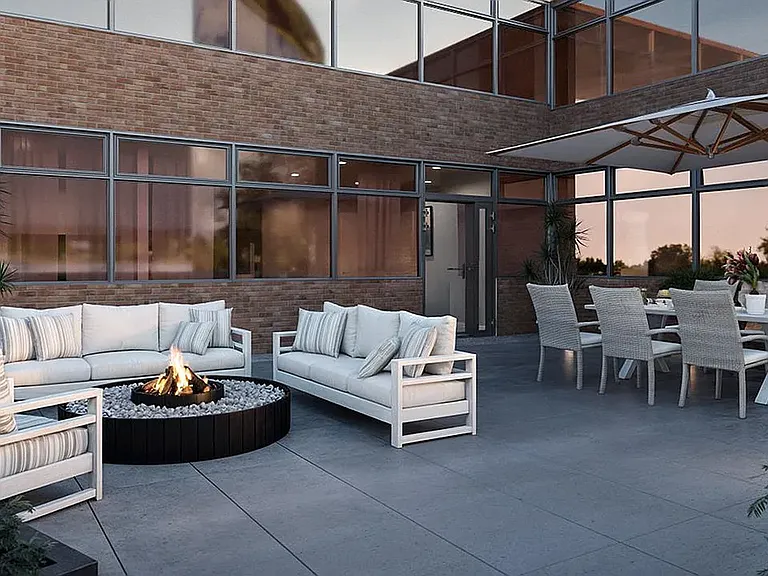 One Bedroom with Terrace patio area