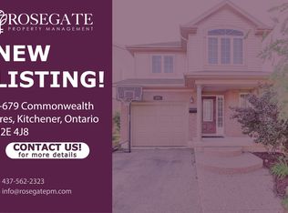 679 Commonwealth Cres #1, Kitchener, ON N2E4J8