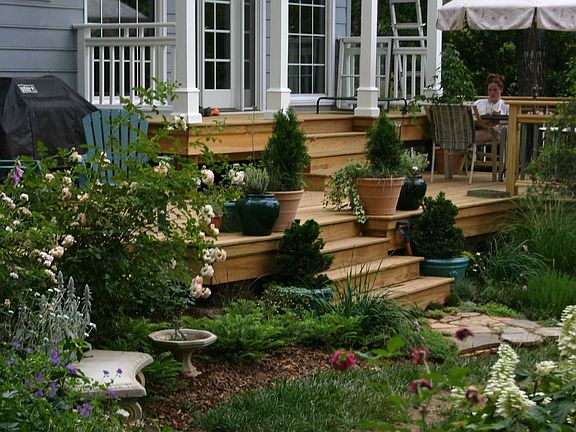 The new deck & arbor