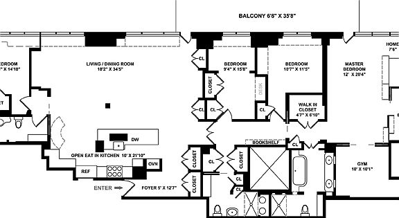 2nd image of 382 Central Park W APT 19Y