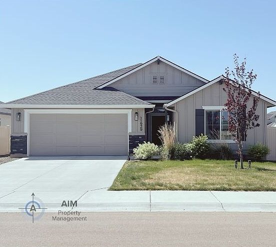 Front of home on corner lot.