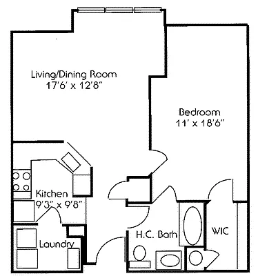 Floor plan 1AAS