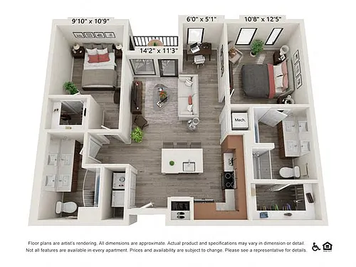 Floor plan 2B