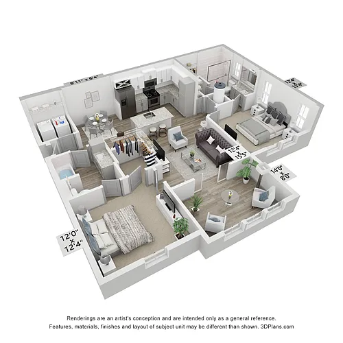 Floor plan Tranquil