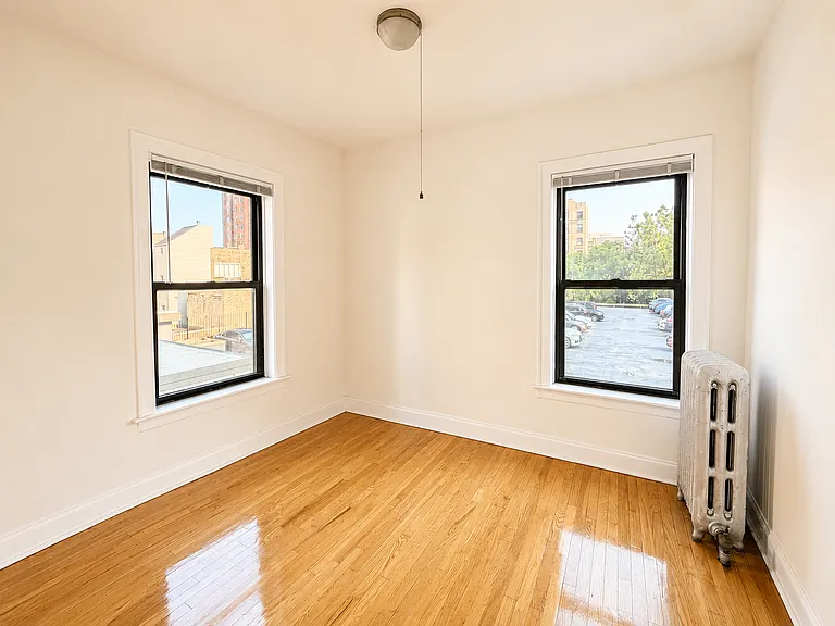 Bedroom with Eastern and Southern exposures