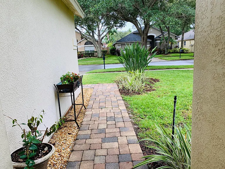 Front Paved Sidewalk