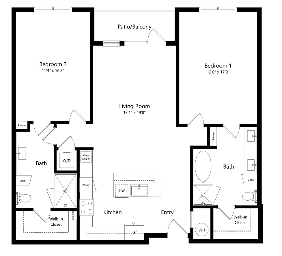 Floor plan Adina
