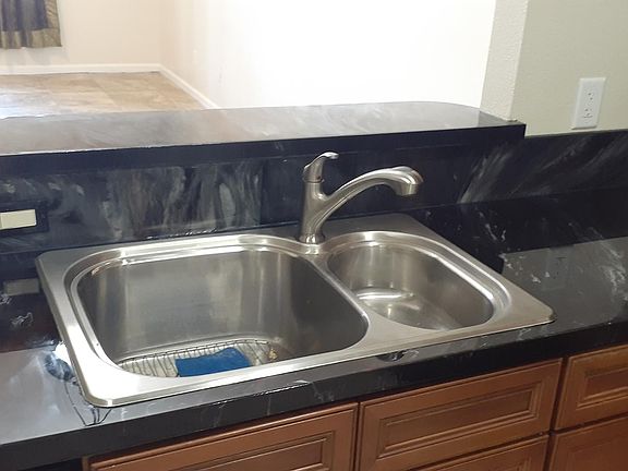 New countertop and sink