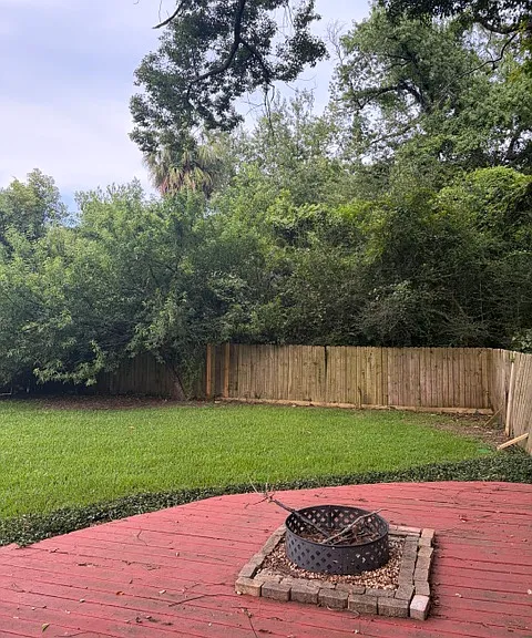 Firepit and Deck