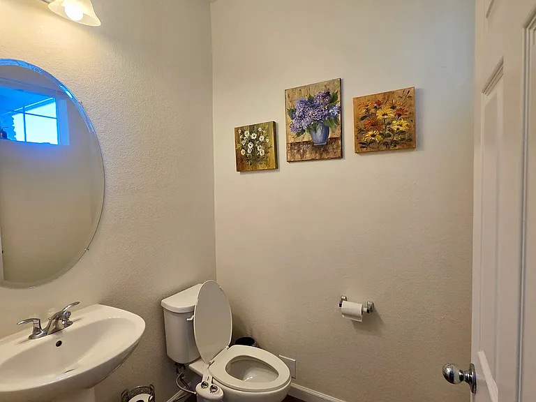 Guest bathroom on main level.